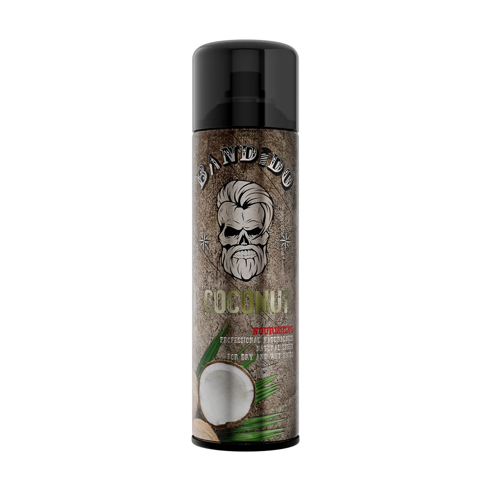Чоловічий спрей для волосся Bandido Coconut Nourishing Professional Sheen Spray з кокосовым маслом, 500 мл